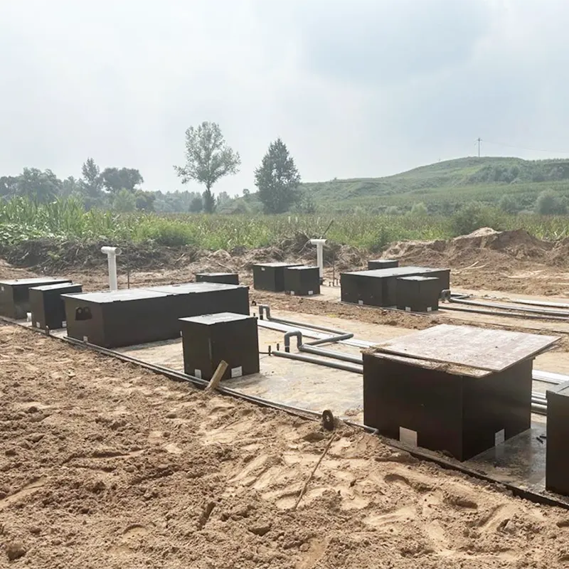 สถานีบำบัดน้ำเสียแบบรวมศูนย์ขนาดใหญ่แบบฝัง