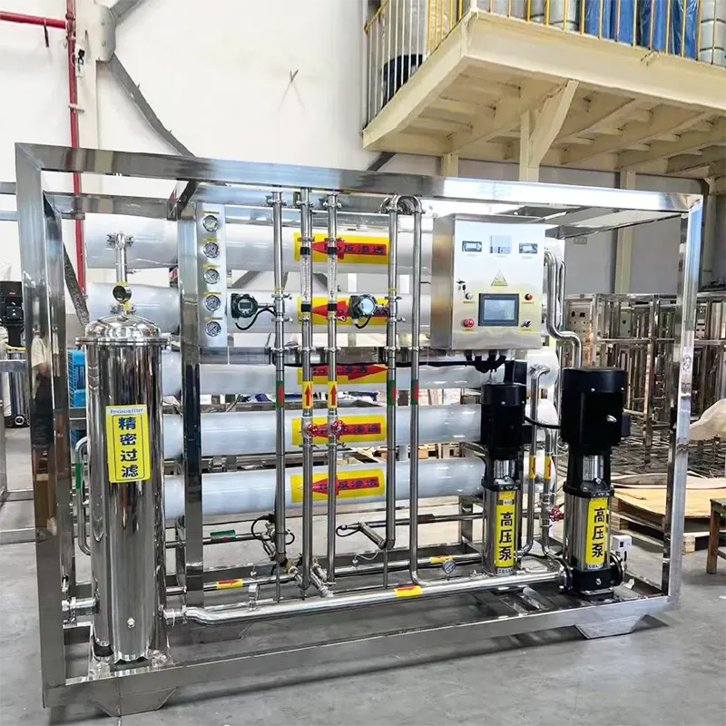อุปกรณ์รีเวอร์สออสโมซิสน้ำบริสุทธิ์ระดับ 2 สำหรับอุตสาหกรรมอาหาร